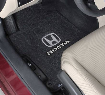 For Honda Floor Mat Waterproof Pu Leather Custom All Models Auto